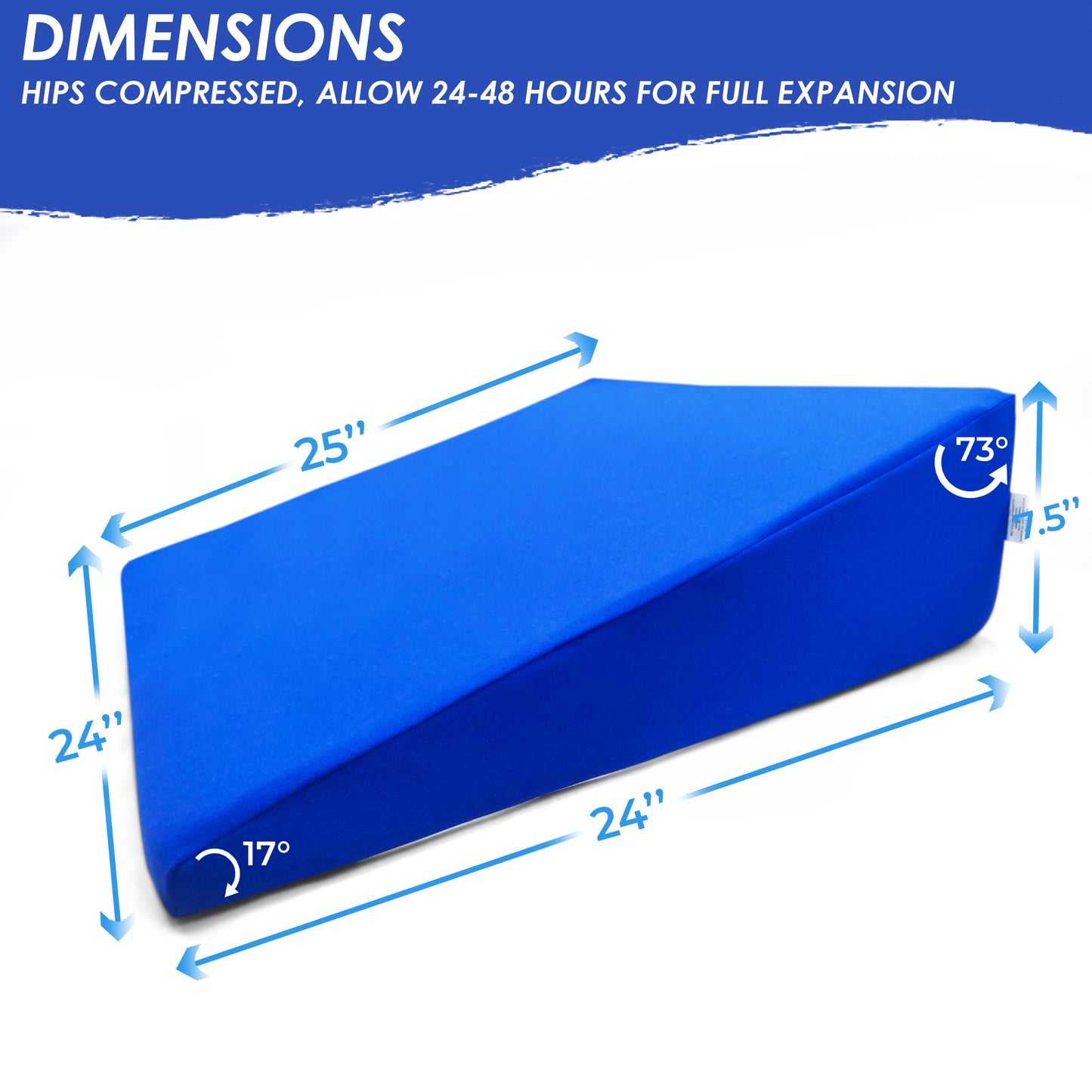 Memory Foam Acid Reflux Bed Elevator Wedge